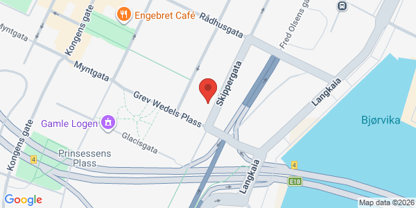 Map displaying event location