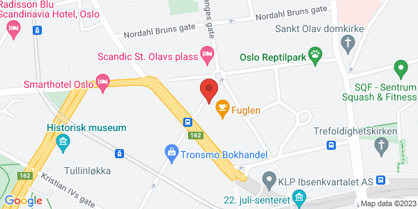 Map displaying event location