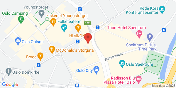 Map displaying event location