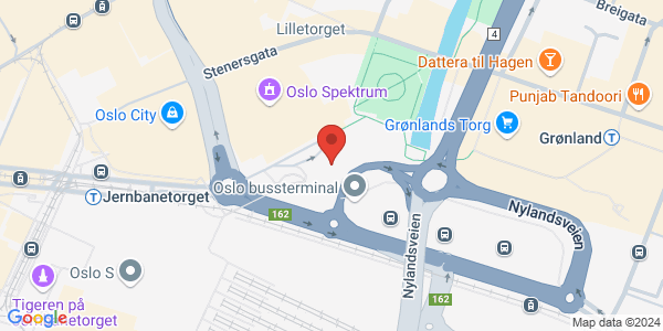 Map displaying event location