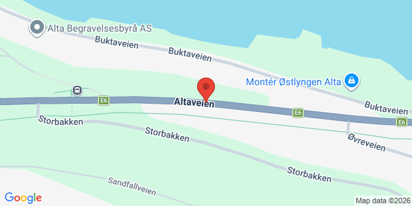 Kart som viser hvor arrangementet foregår