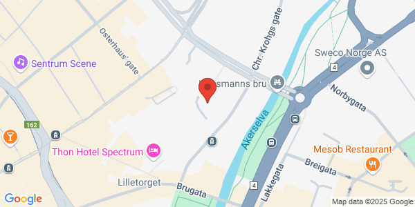 Map displaying event location