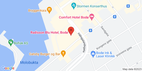 Map displaying event location