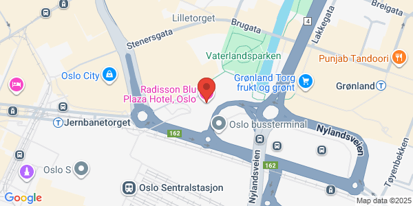 Map displaying event location