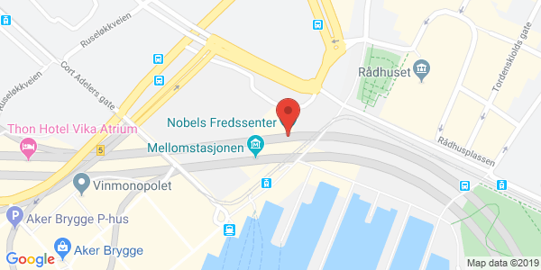 Map displaying event location