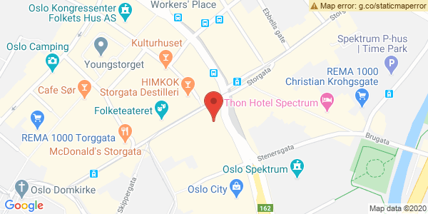 Map displaying event location