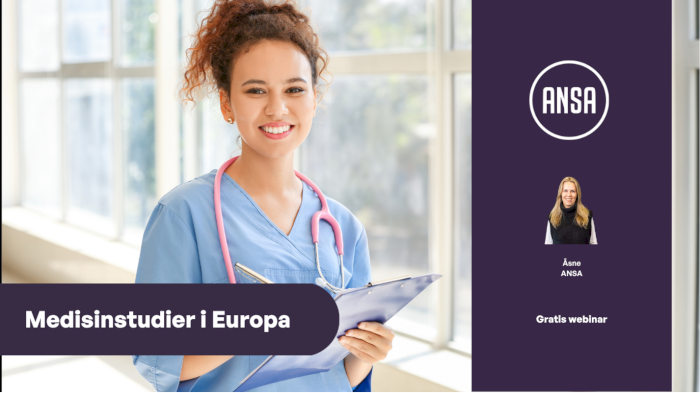 Medisinstudier i Europa