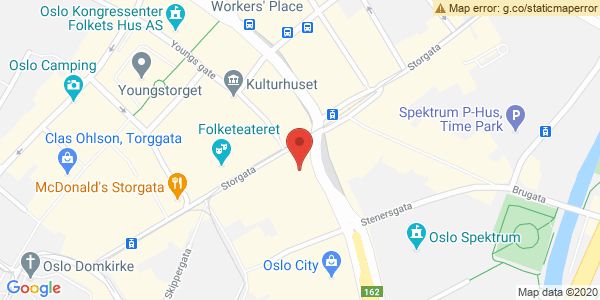 Map displaying event location