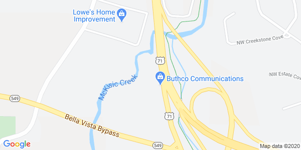 Map displaying event location