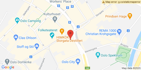 Map displaying event location