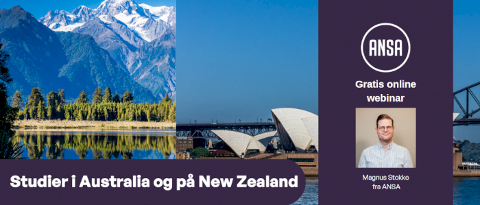Webinar om studier i Australia og New Zealand