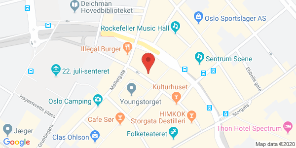 Map displaying event location