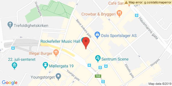 Map displaying event location