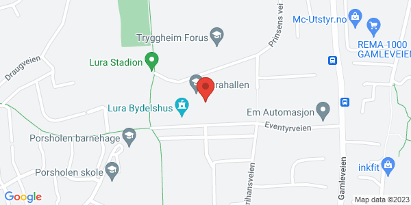 Map displaying event location