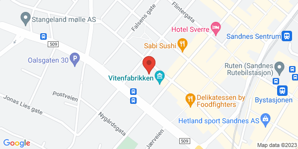 Map displaying event location