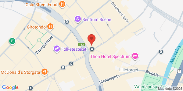 Map displaying event location