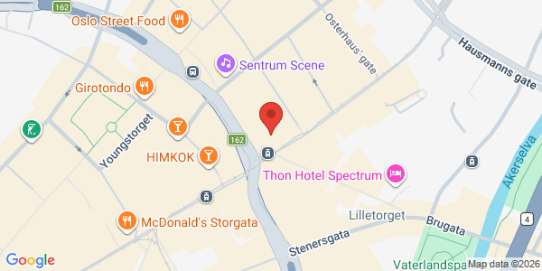 Map displaying event location
