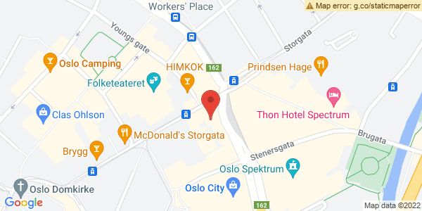 Map displaying event location