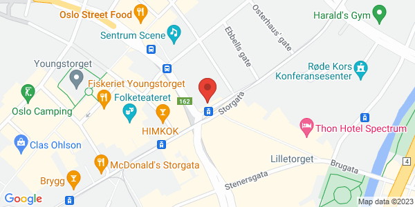 Map displaying event location