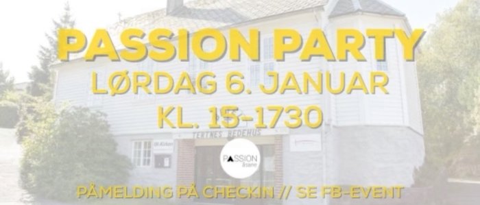 Passion party 6.januar 2024