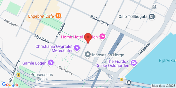 Map displaying event location