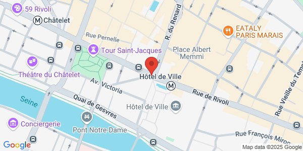 Map displaying event location