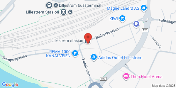 Map displaying event location