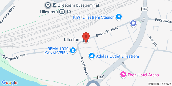 Kart som viser hvor arrangementet foregår