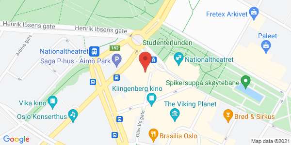 Map displaying event location