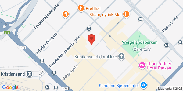 Map displaying event location