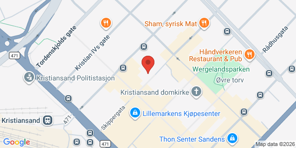 Map displaying event location