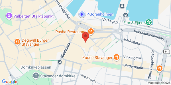 Map displaying event location