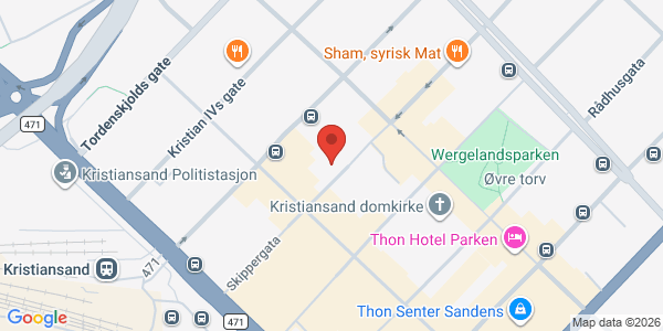 Map displaying event location