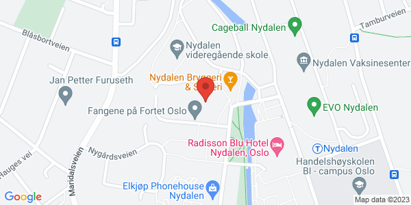 Map displaying event location