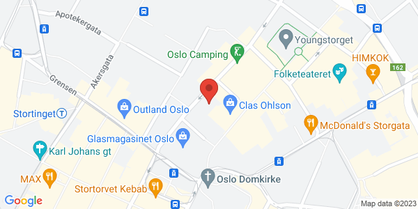 Map displaying event location