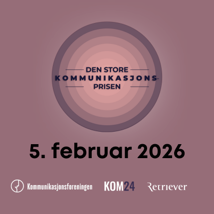 Den store kommunikasjonsprisen 2026