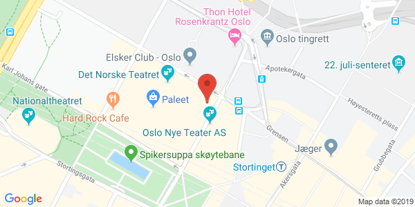 Kart som viser hvor arrangementet foregår