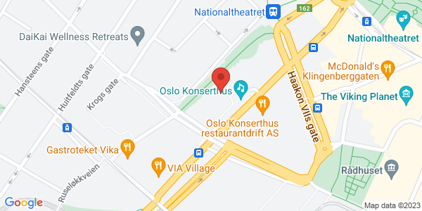 Map displaying event location