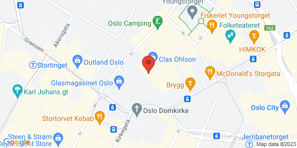 Map displaying event location