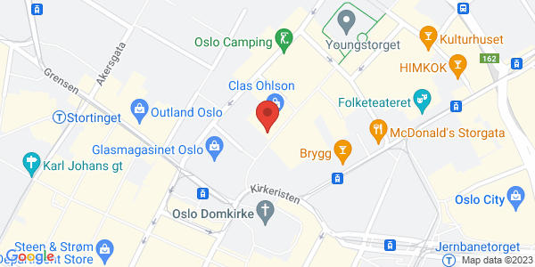 Map displaying event location