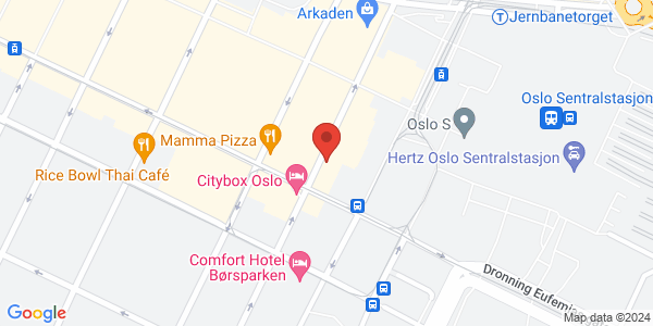 Map displaying event location
