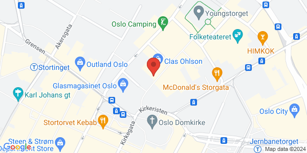 Map displaying event location