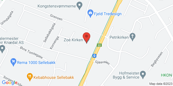 Map displaying event location