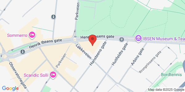 Map displaying event location