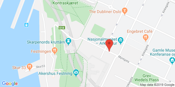 Map displaying event location