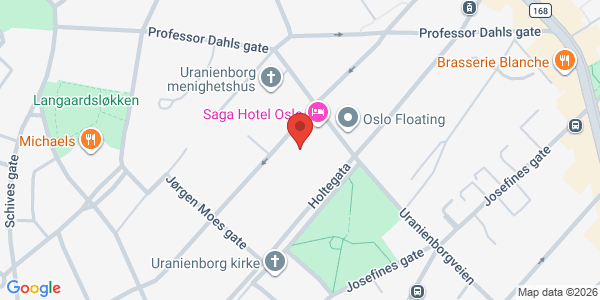 Map displaying event location