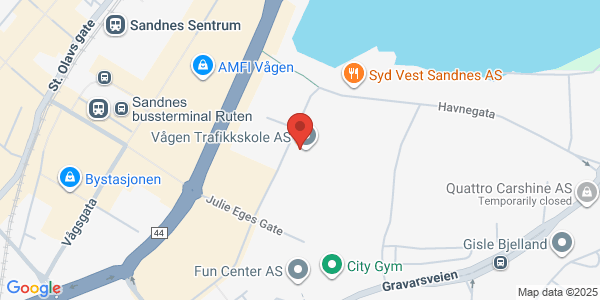 Map displaying event location