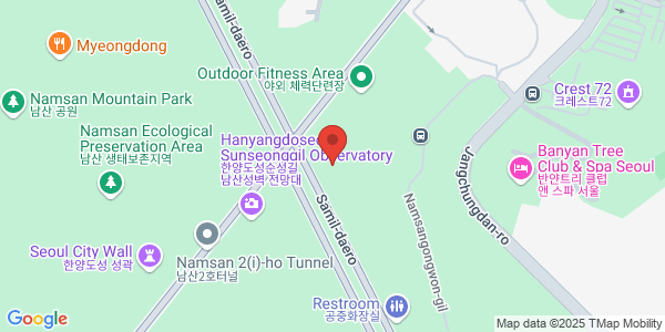 Map displaying event location