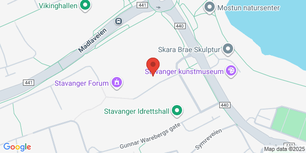 Map displaying event location