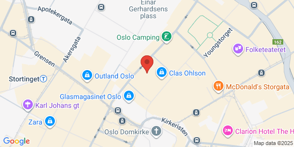 Map displaying event location